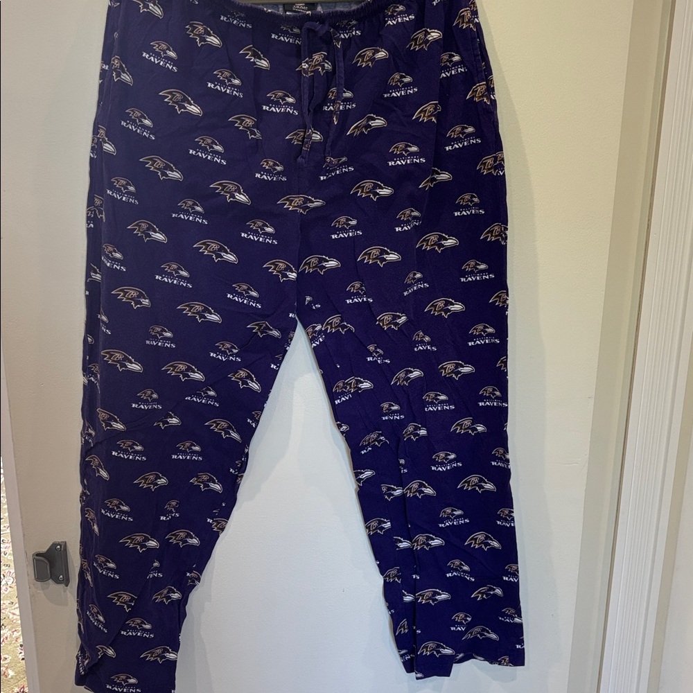 Reebok Purple lounge pants with Ravens Logo